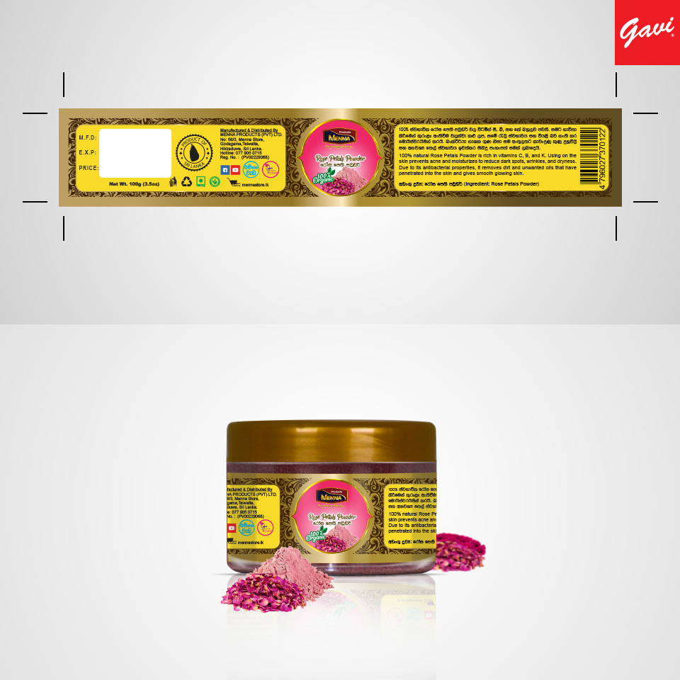 Product packaging design Sri Lanka